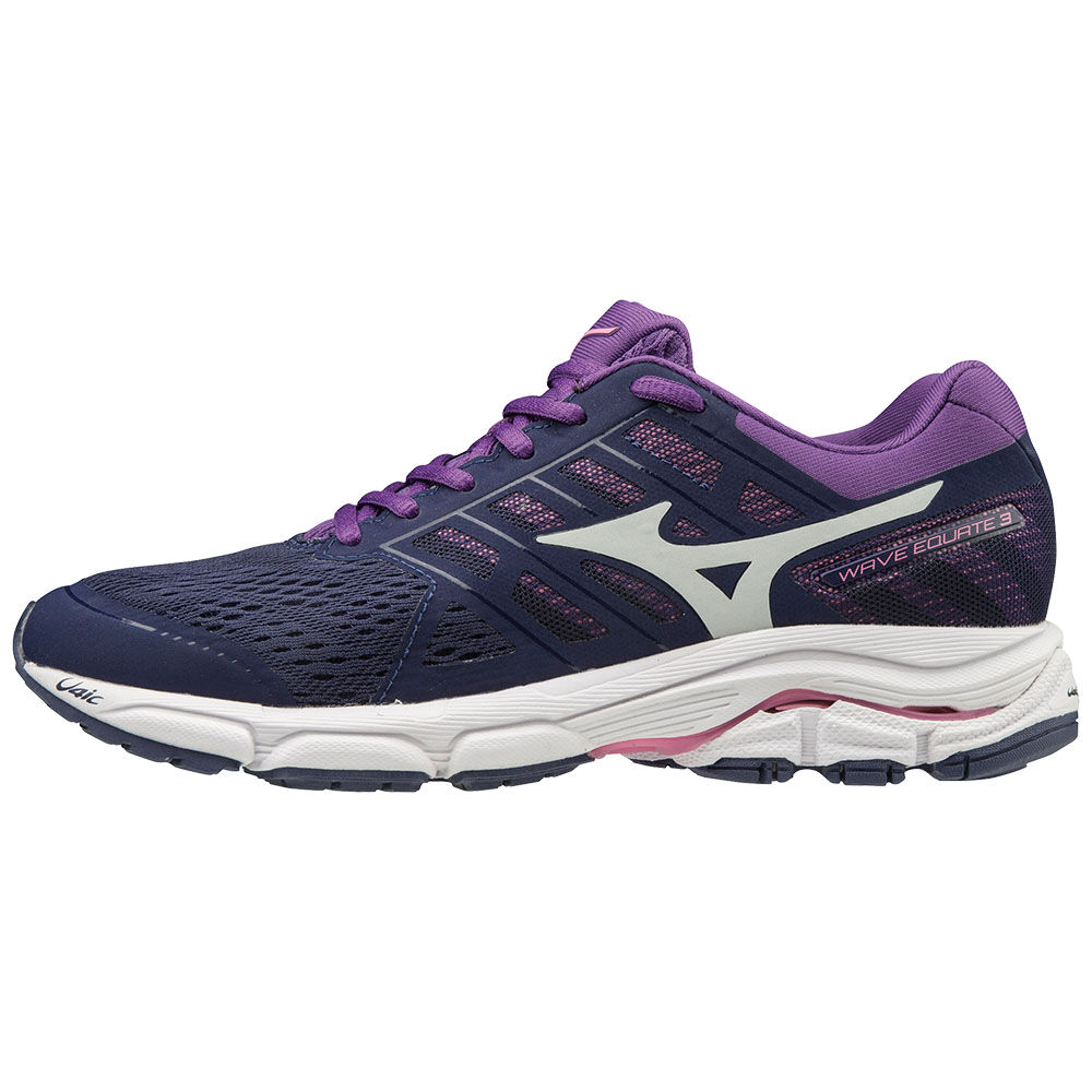 Womens Mizuno WAVE EQUATE 3 Running Shoes Navy/Purple Philippines (GSUXAF368)